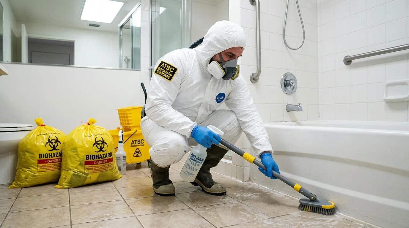 Decontamination equipment deployed for Blood Cleanup in Boulder Hill